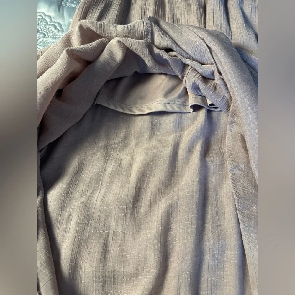 Alter’d State Mauve Lace-Trimmed Maxi Dress - Picture 16 of 16